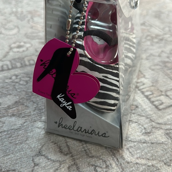 New - “Heelarious, Her First High Heels” Zebra print Kayla - Baby 0-6 Months - Picture 6 of 16